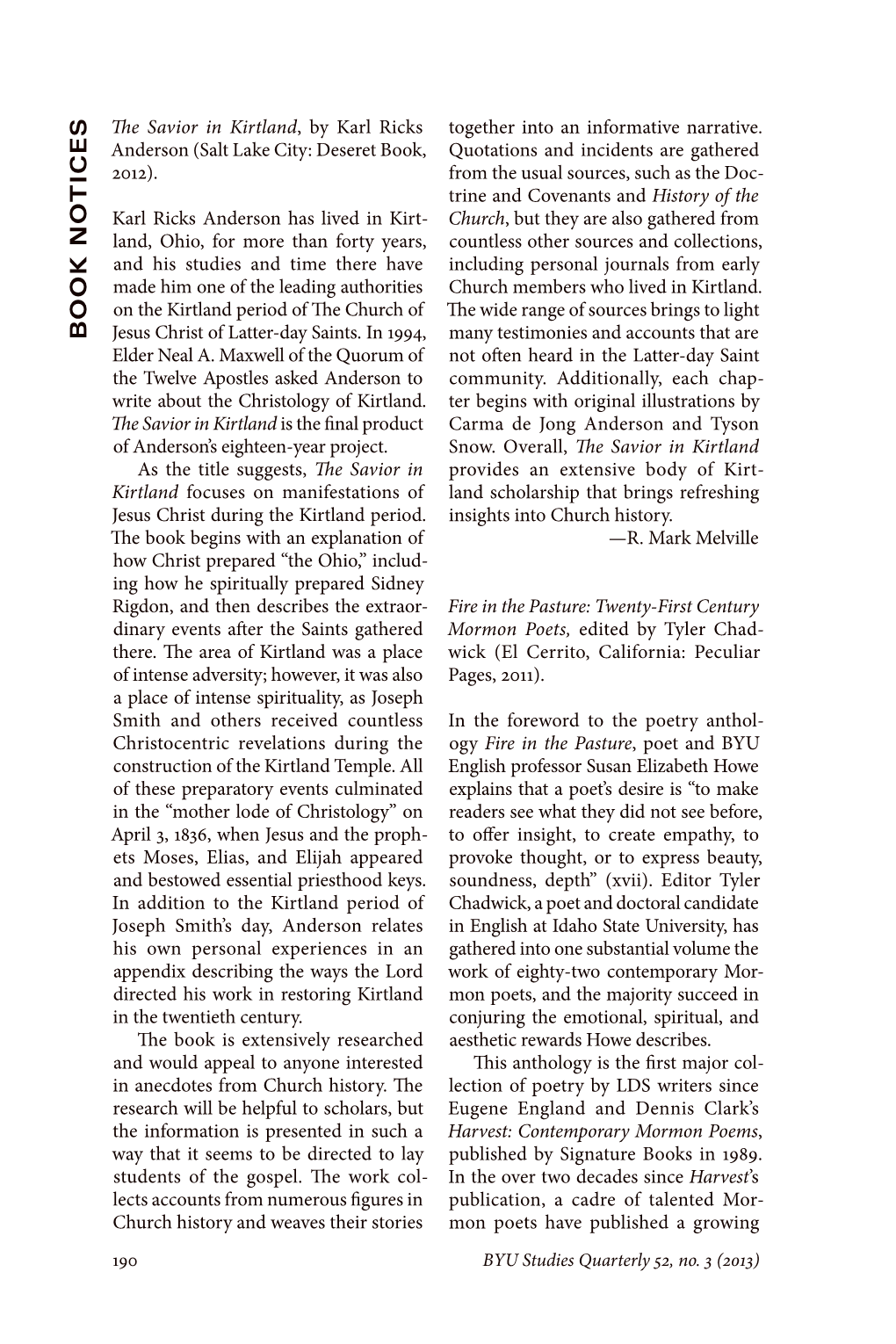 Article by Jacob Neusner, a Renowned of Ancient Scripture and Near Eastern Scholar of Jewish Studies Who Is Not LDS Studies at Brigham Young University