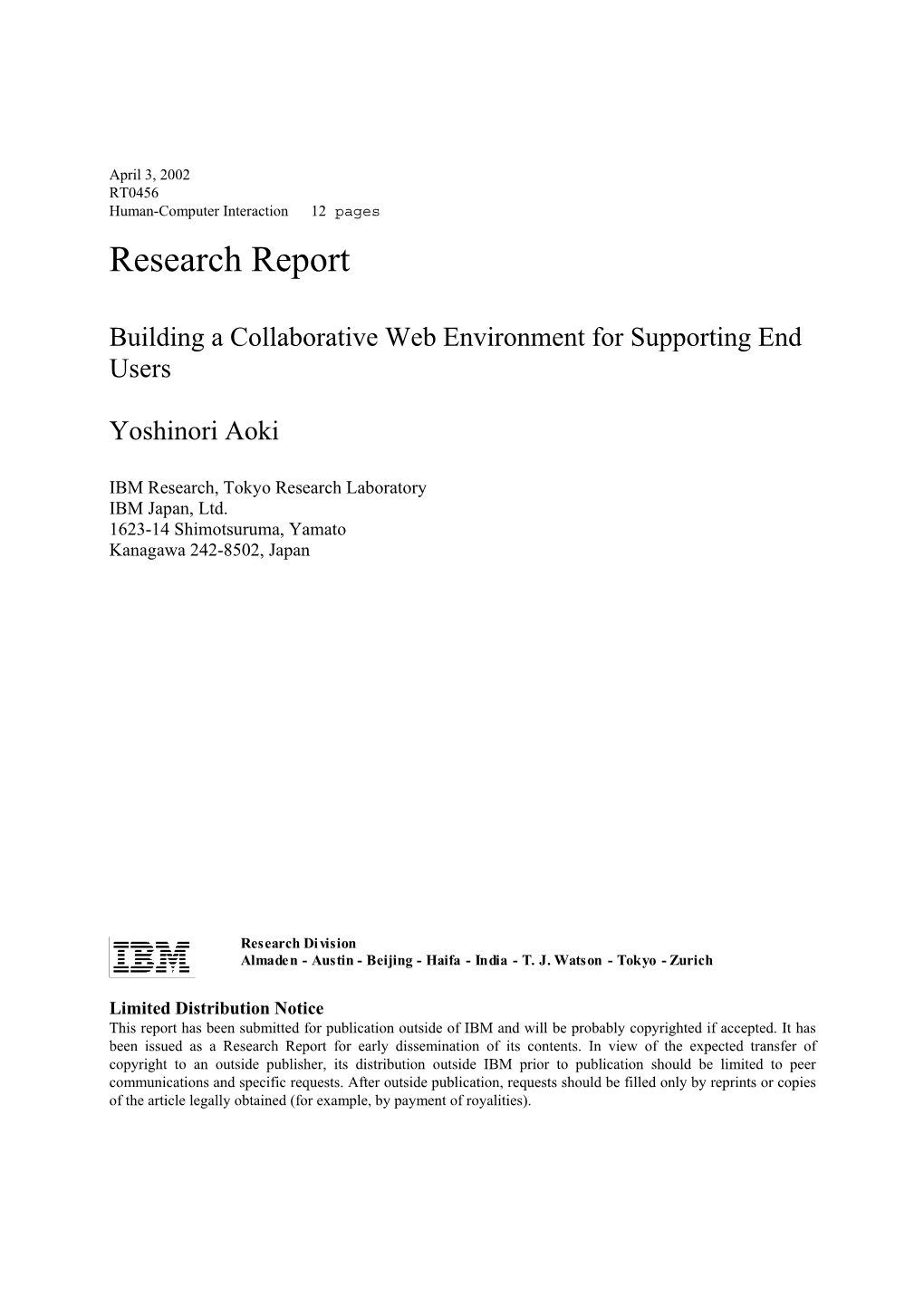 Research Report