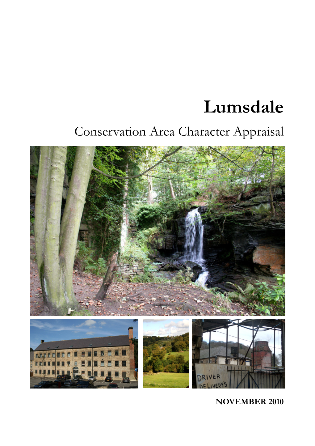 Lumsdale Conservation Area Character Appraisal