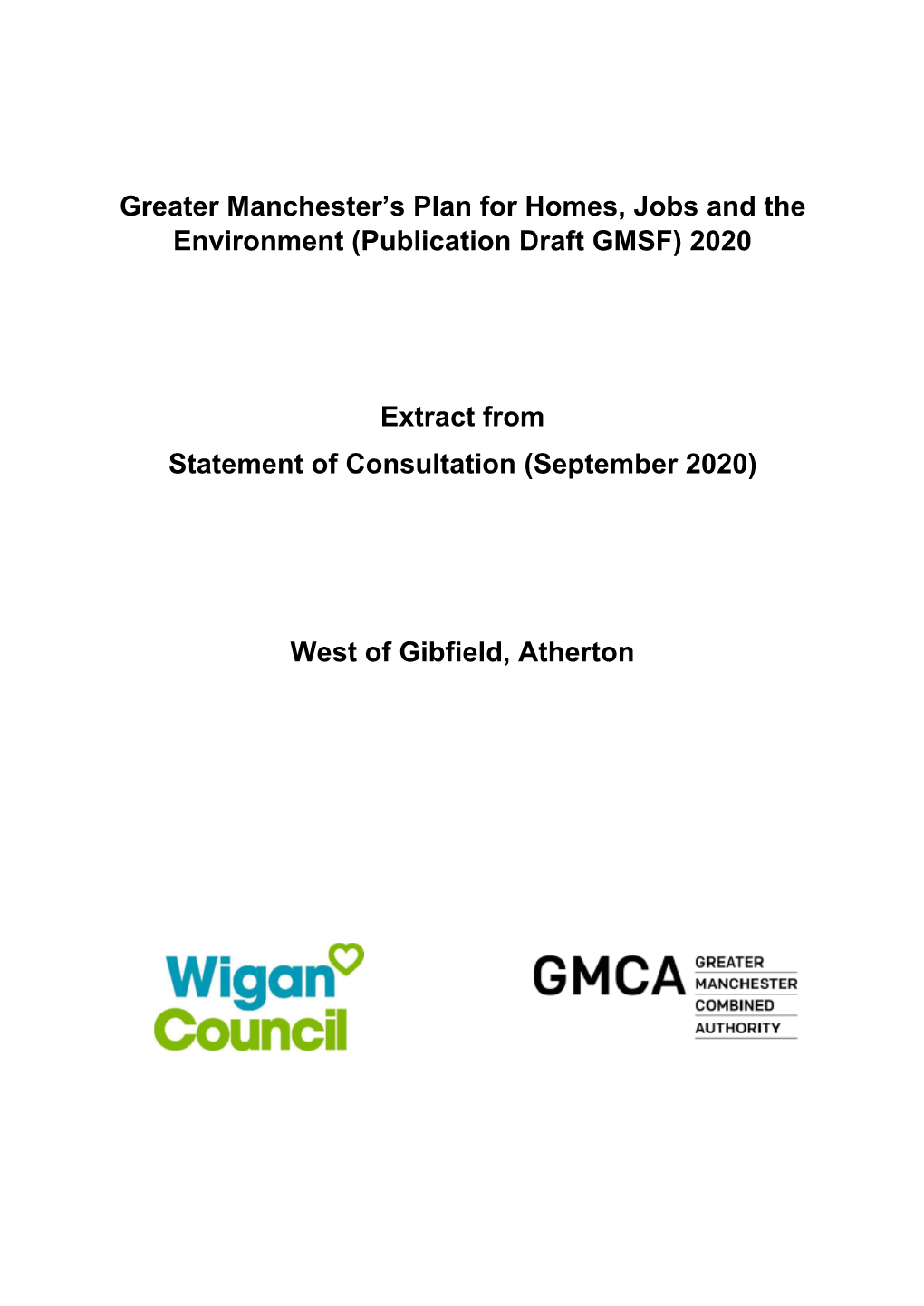 Consultation Report