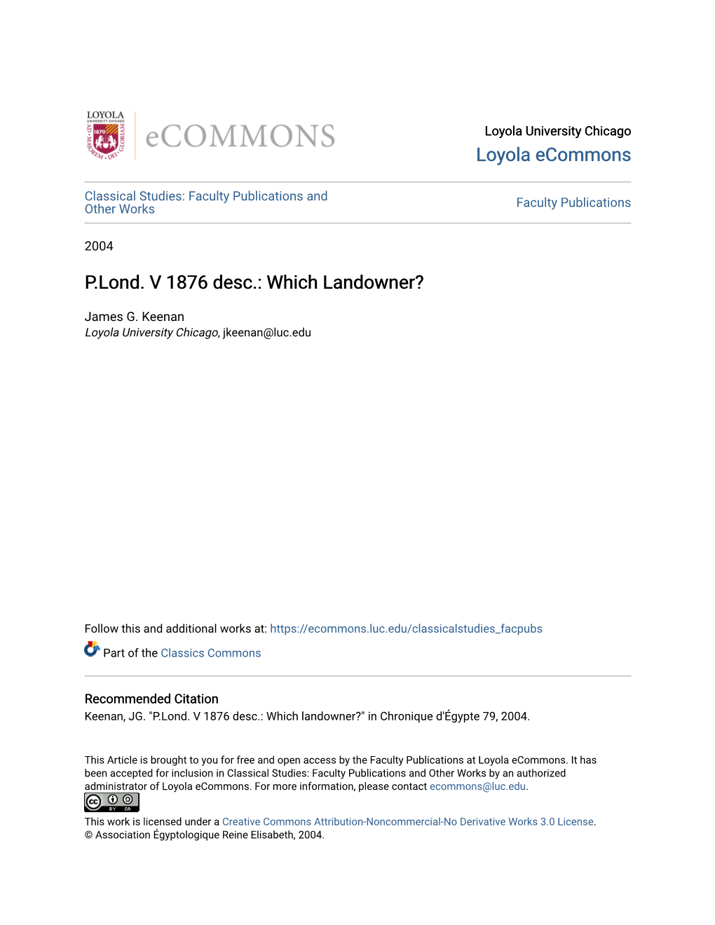 P.Lond. V 1876 Desc.: Which Landowner?