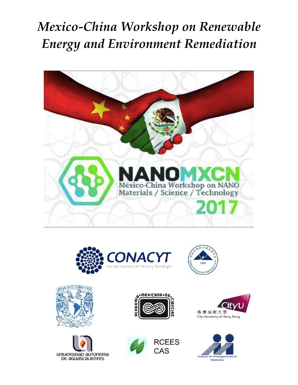 Nanomxcn 2017 Book