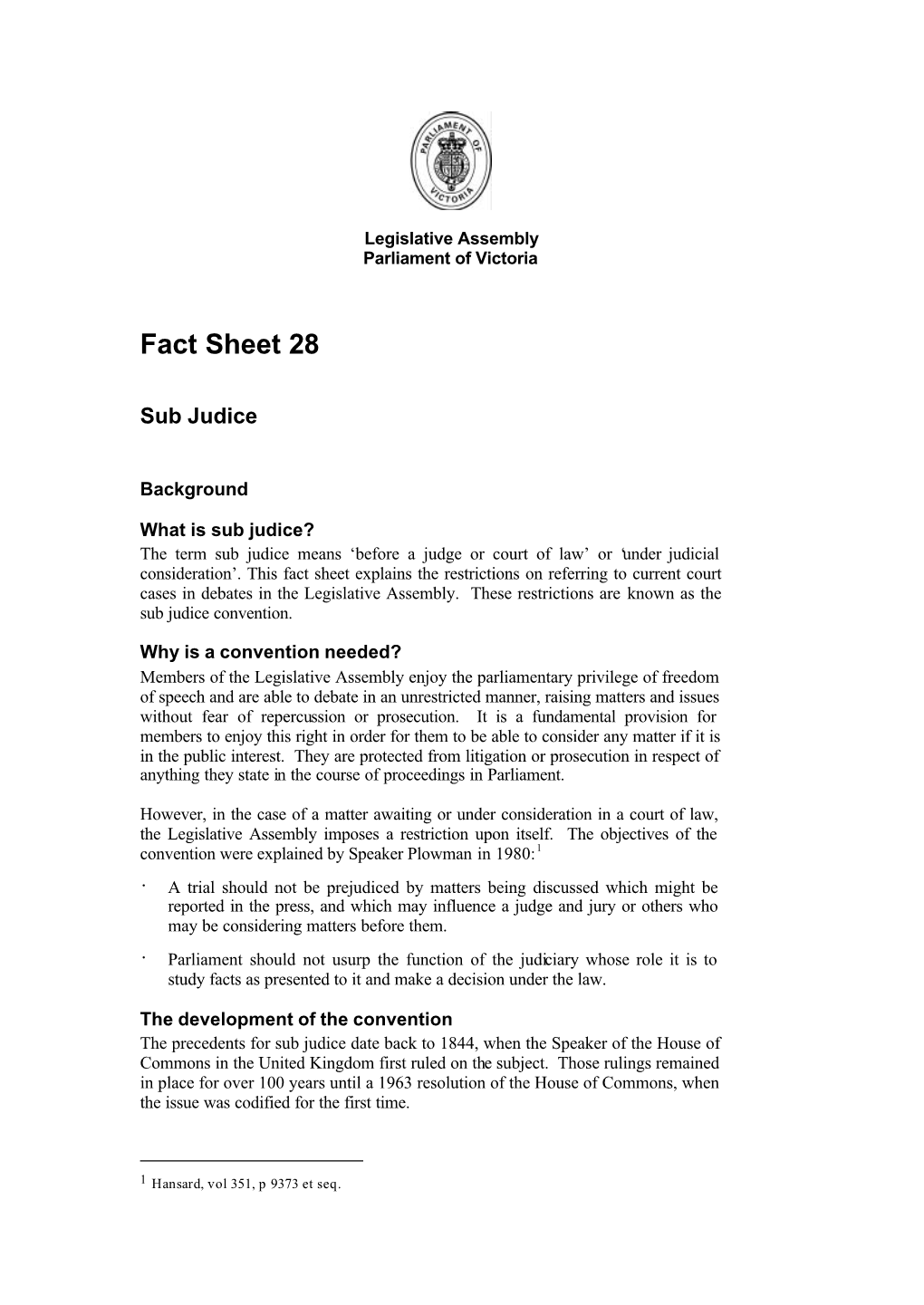 Fact Sheet 28