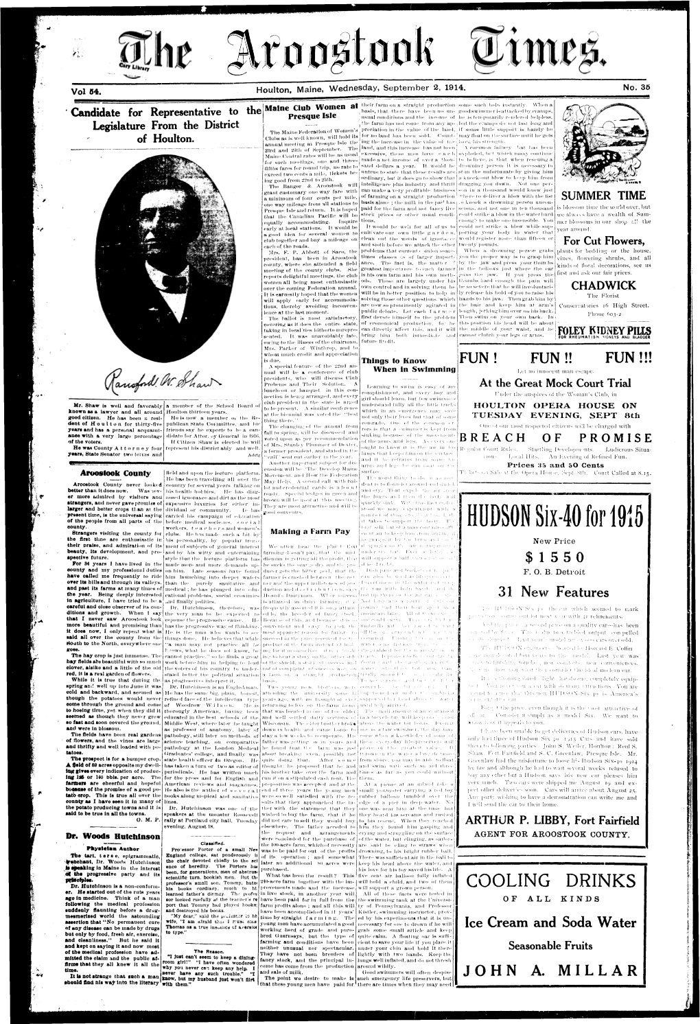 The Aroostook Times, September 2, 1914