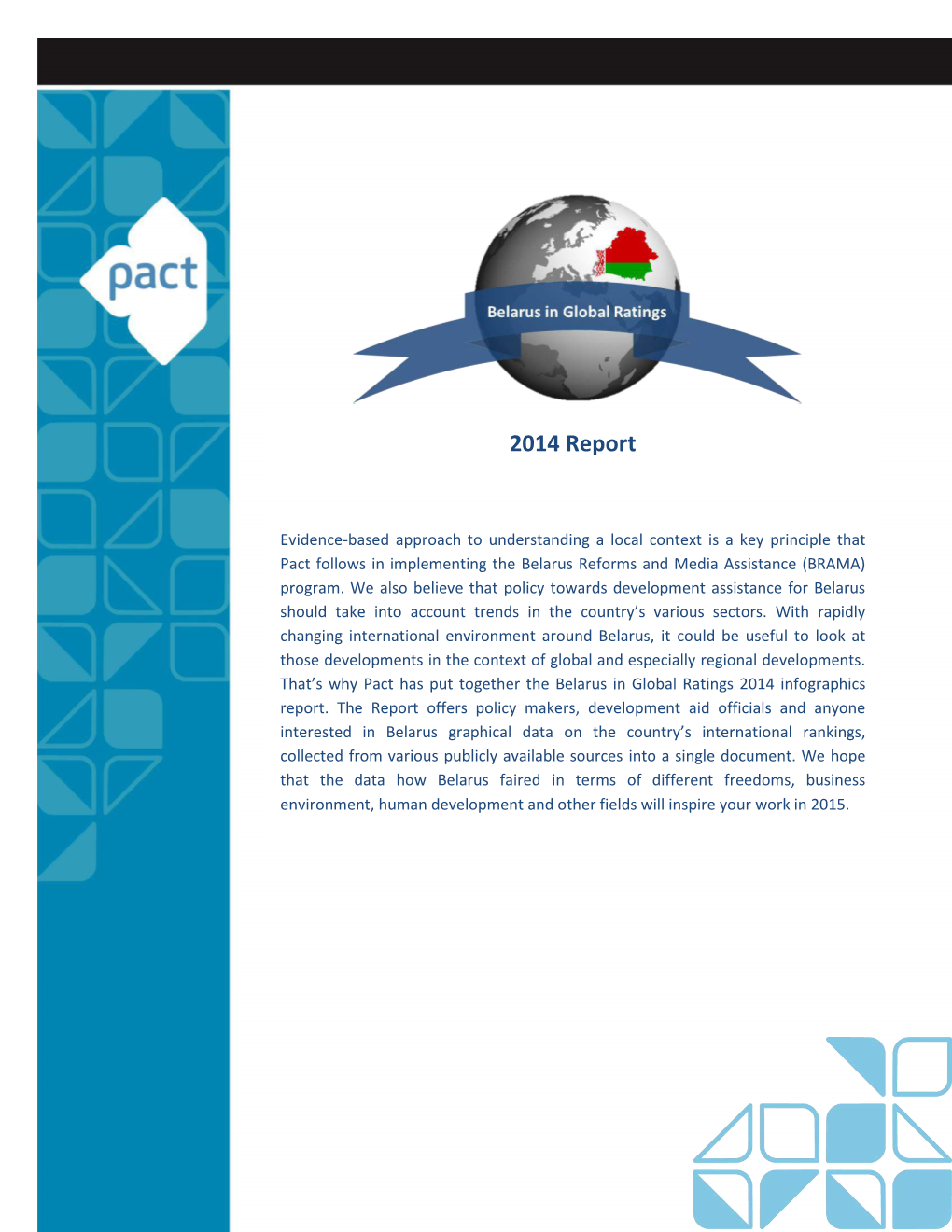 Belarus in Global Ratings 2014 Infographics Report