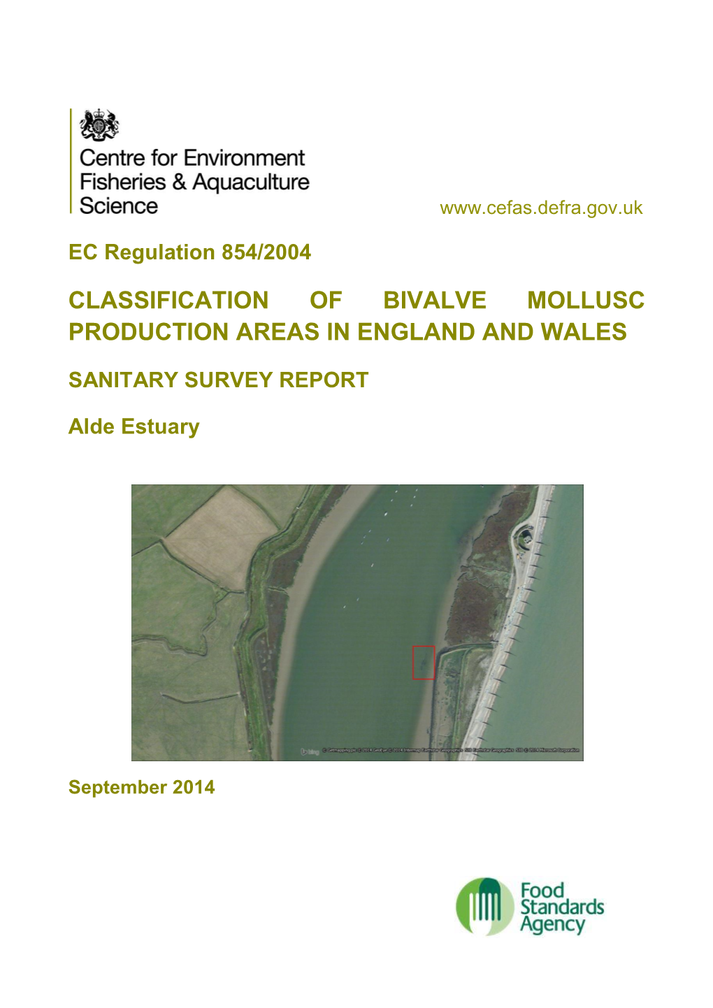 Sanitary Survey Alde (2014)