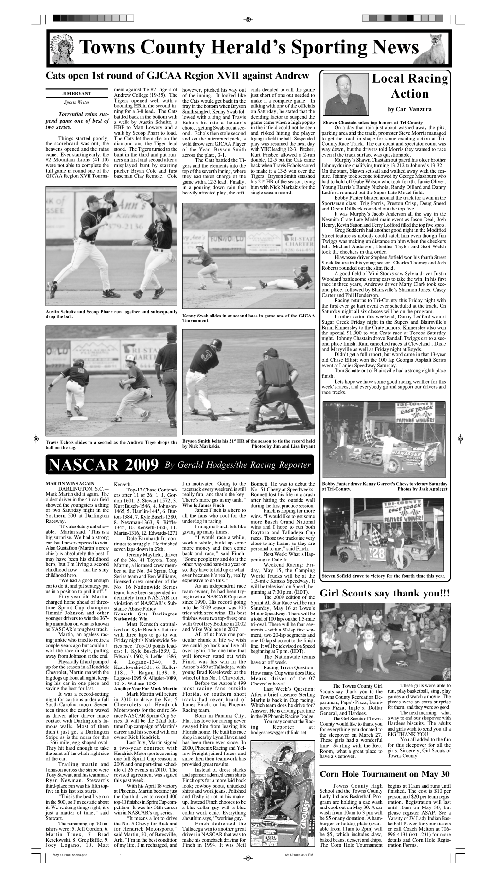 May 14 2009 Sports.P65 1 5/11/2009, 3:27 PM