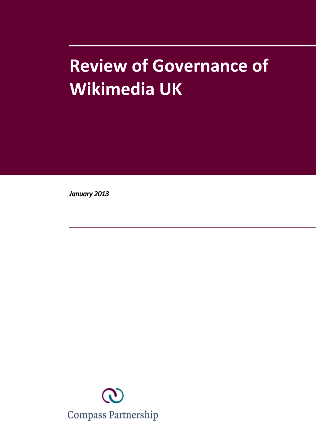 Review of Governance of Wikimedia UK