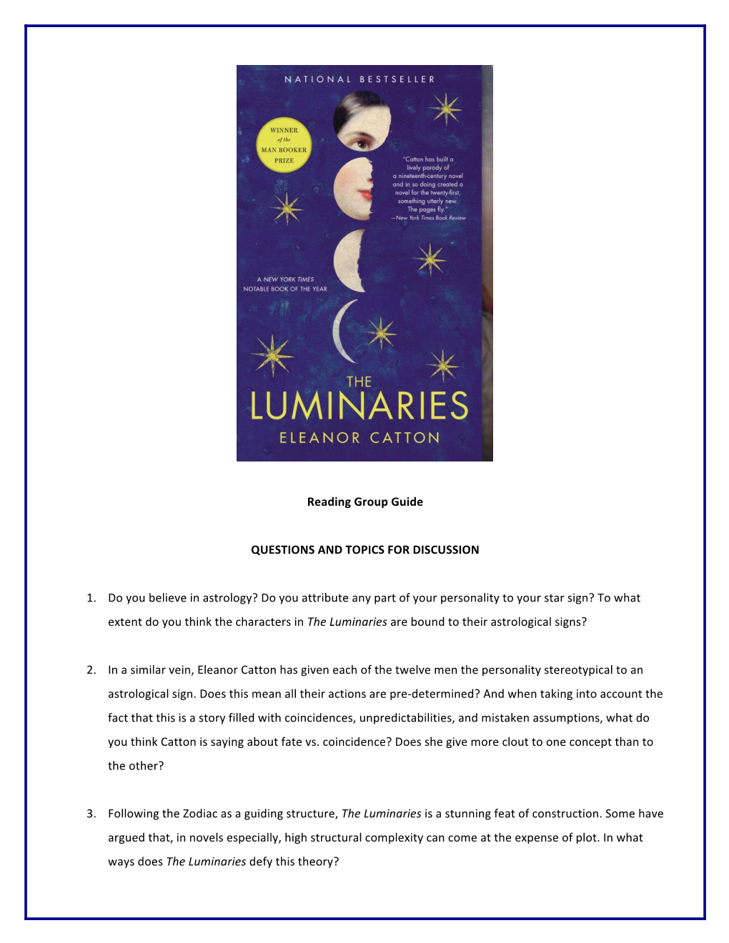 The Luminaries Are Bound to Their Astrological Signs?