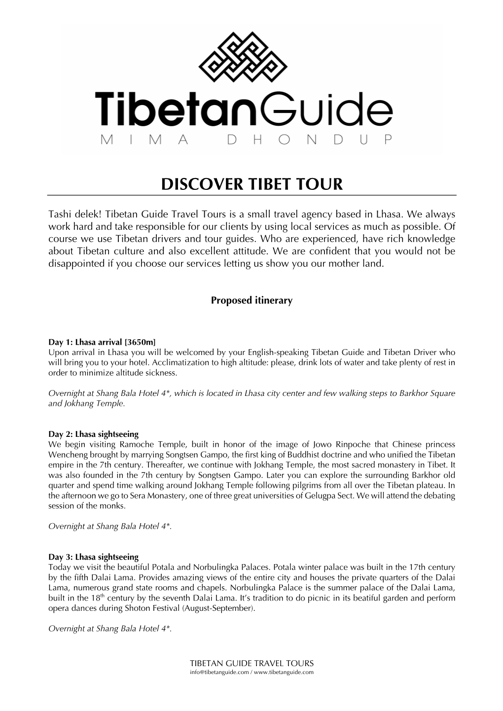 Discover Tibet Tour