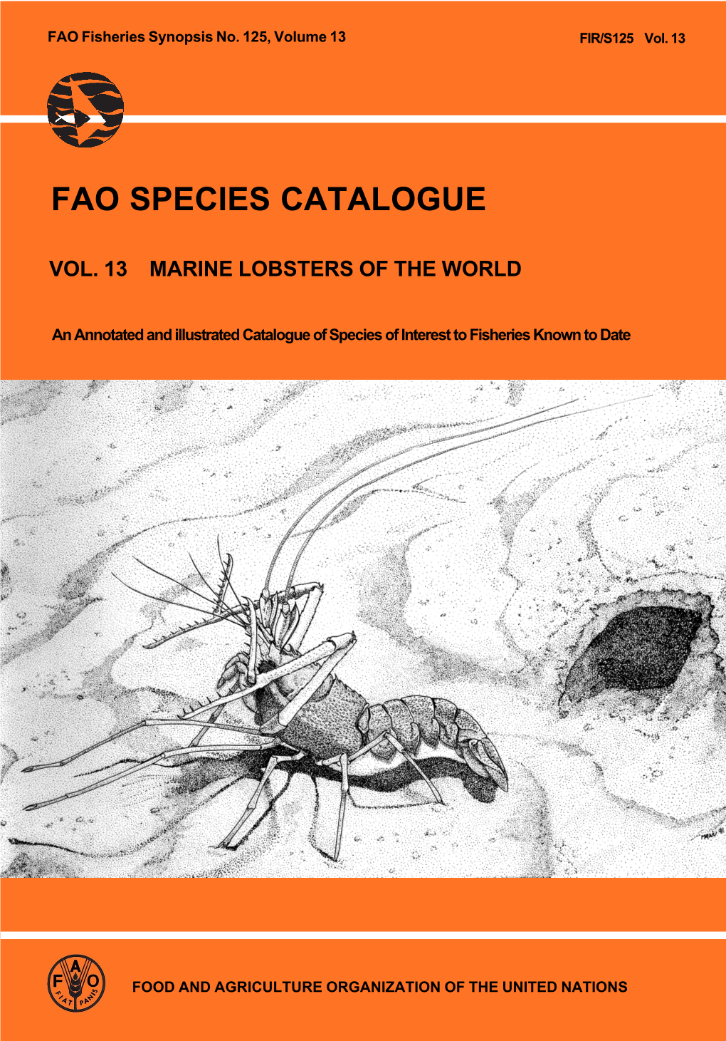 Fao Species Catalogue