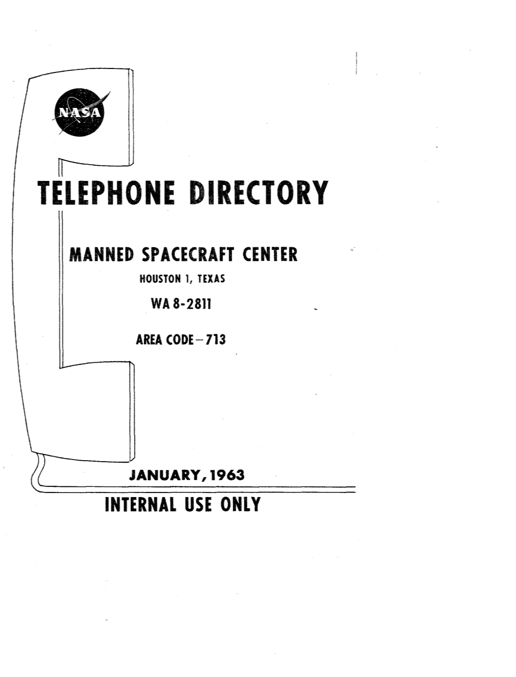 Telephone Directory January 1963