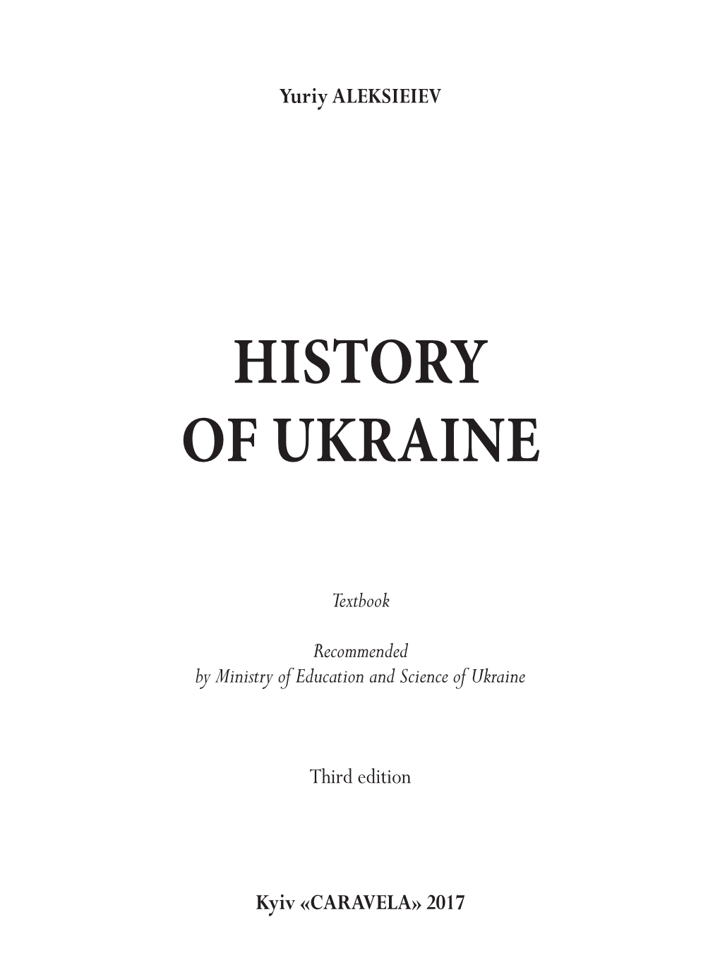 History of Ukraine