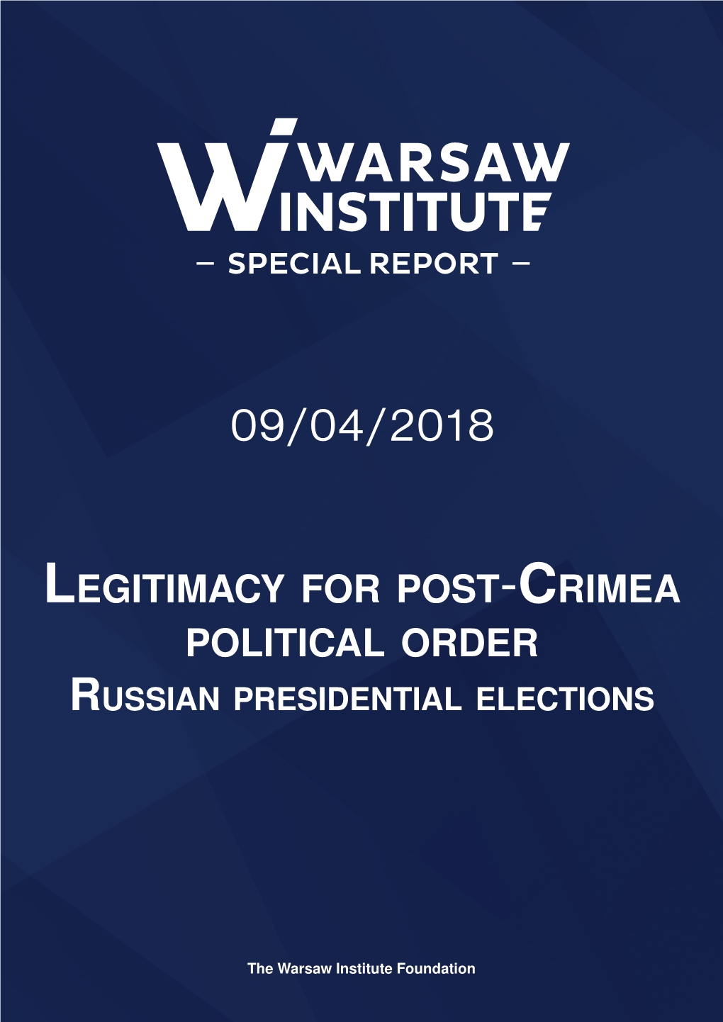 Legitimacy for Post -Crimea Political Order