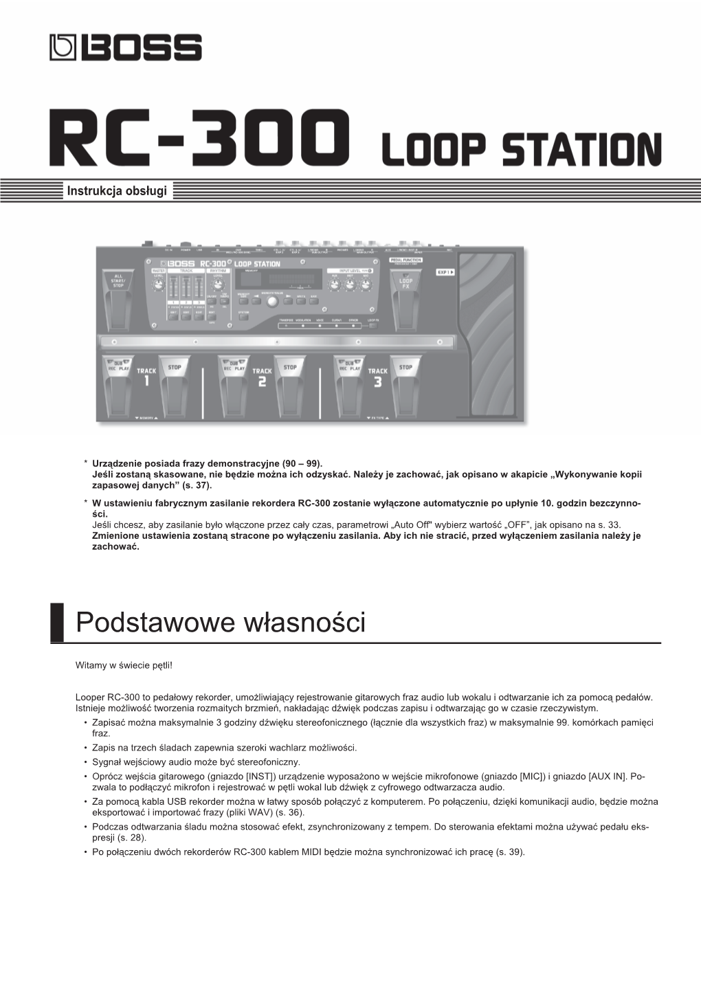 RC-300 Instrukcja Obslugi
