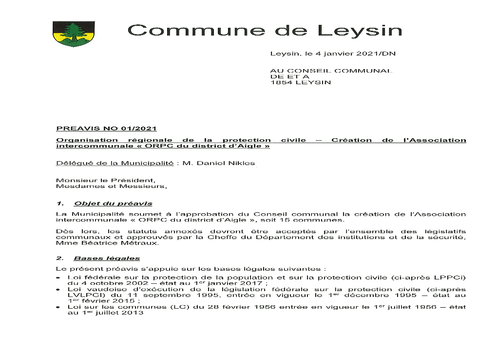 Commune De Leysin