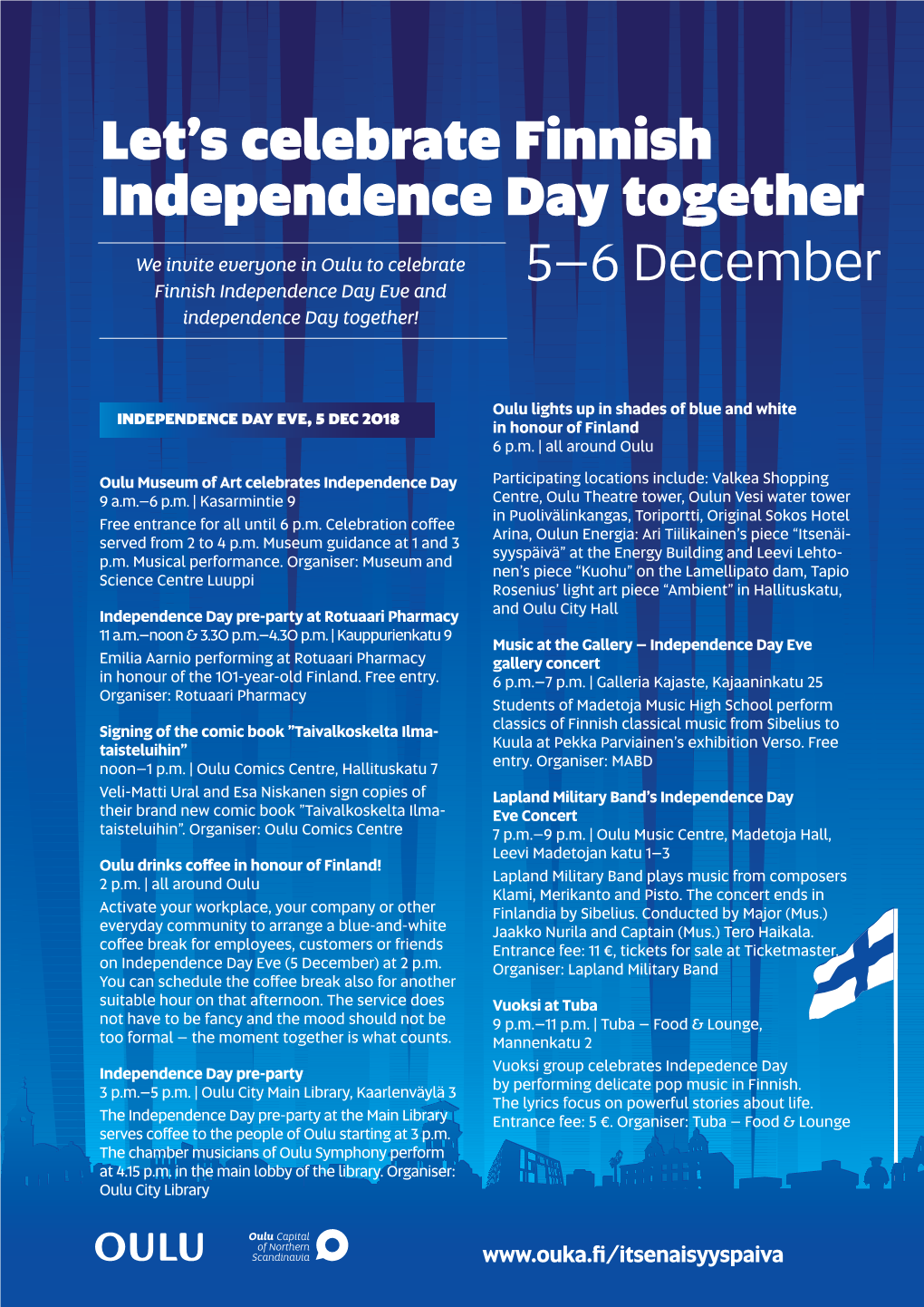 Let's Celebrate Finnish Independence Day Together 5–6 December