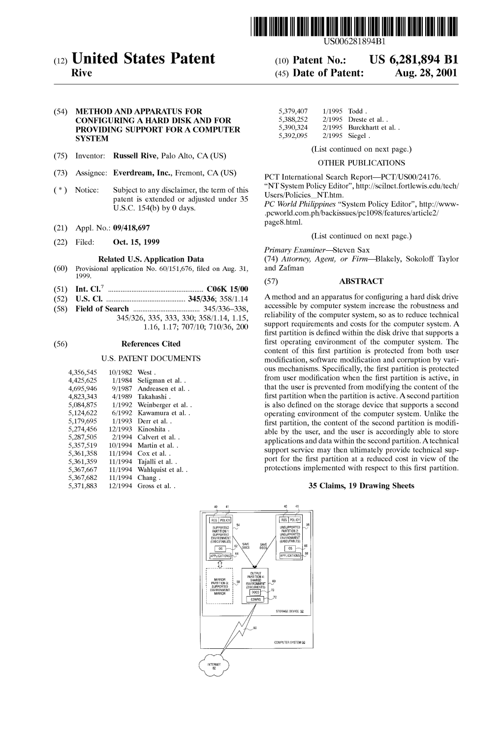 (12) United States Patent (10) Patent No.: US 6,281,894 B1 Rive (45) Date of Patent: Aug