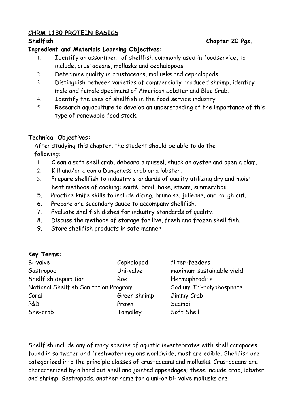 Fst 111 Culinary Skills Ii