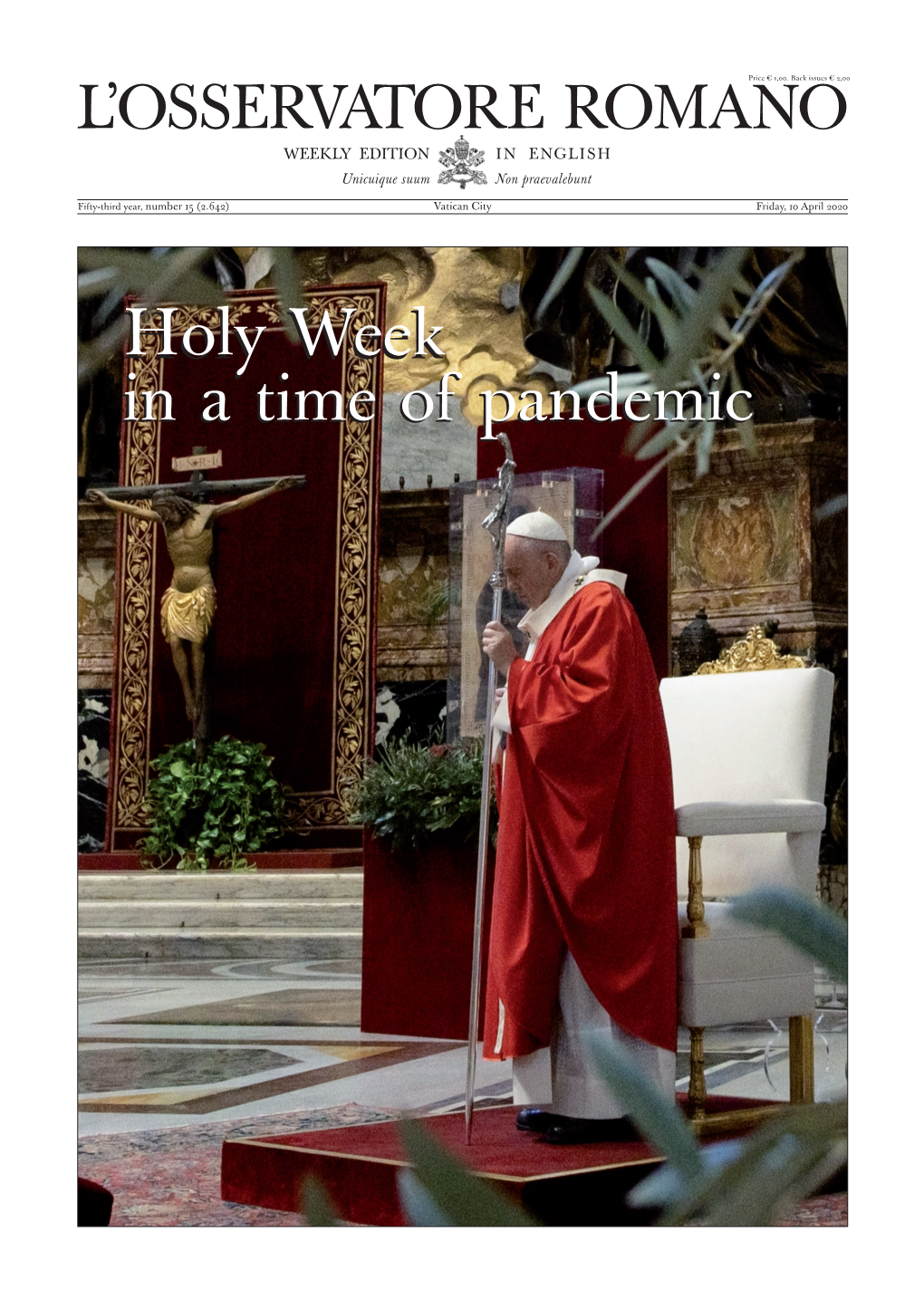 Holy Week in a Time of Pandemic