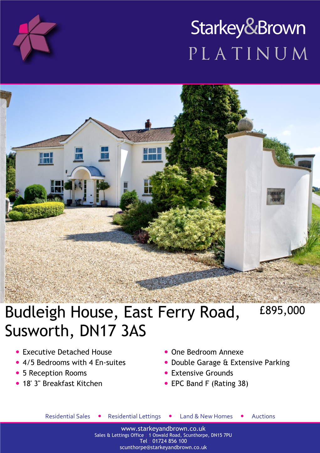 Budleigh House, East Ferry Road, Susworth, DN17