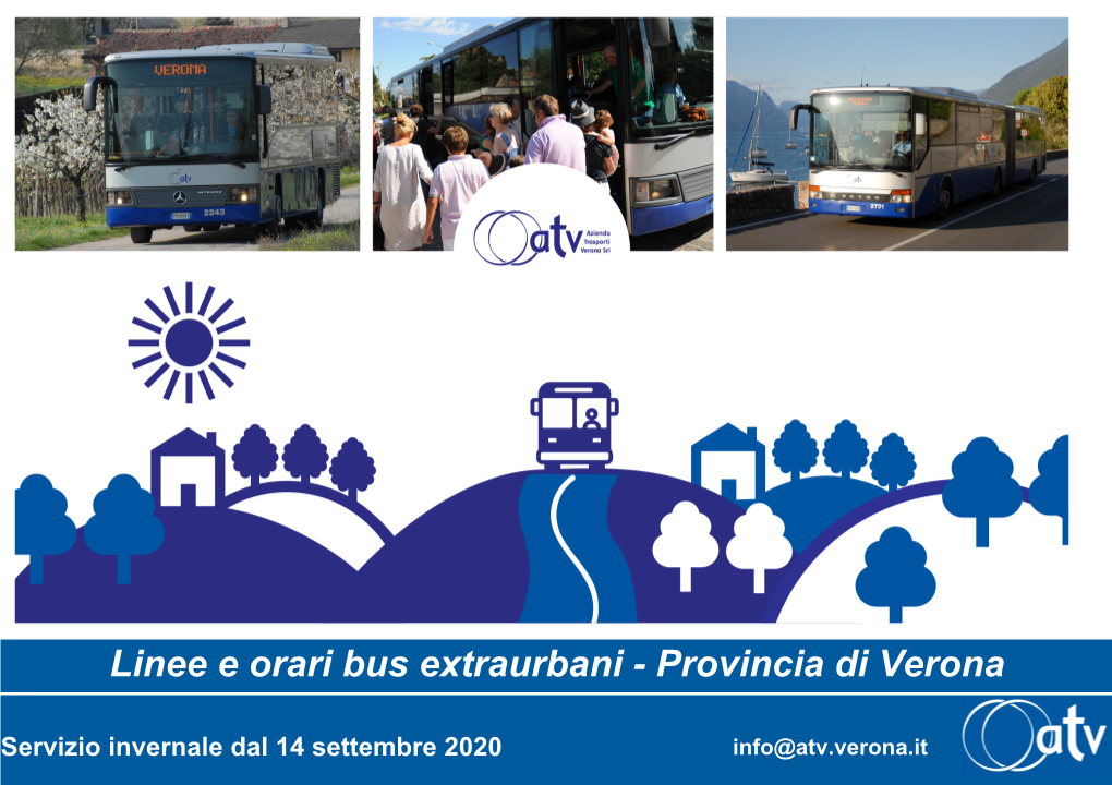 Linee E Orari Bus Extraurbani - Provincia Di Verona