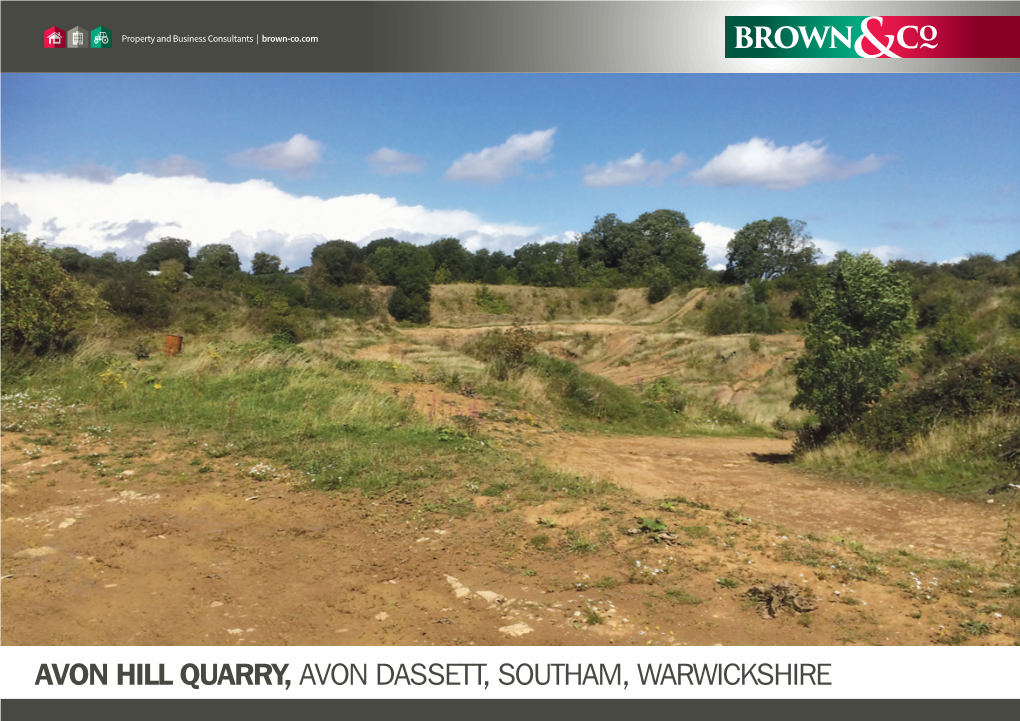 Avon Hill Quarry, Avon Dassett, Southam, Warwickshire