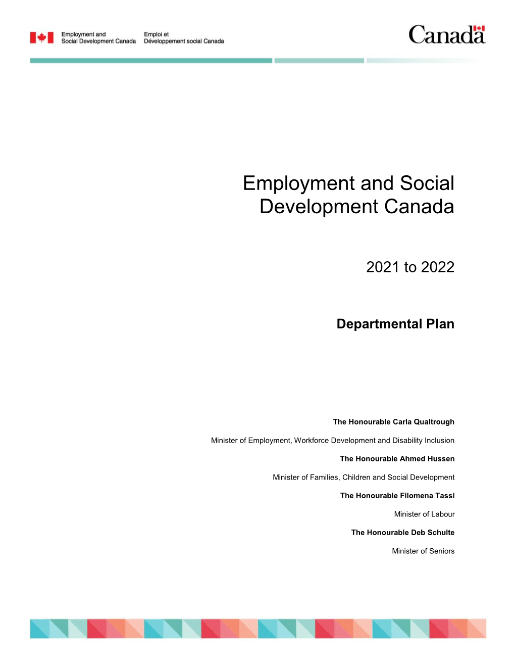 Employment and Social Development Canada