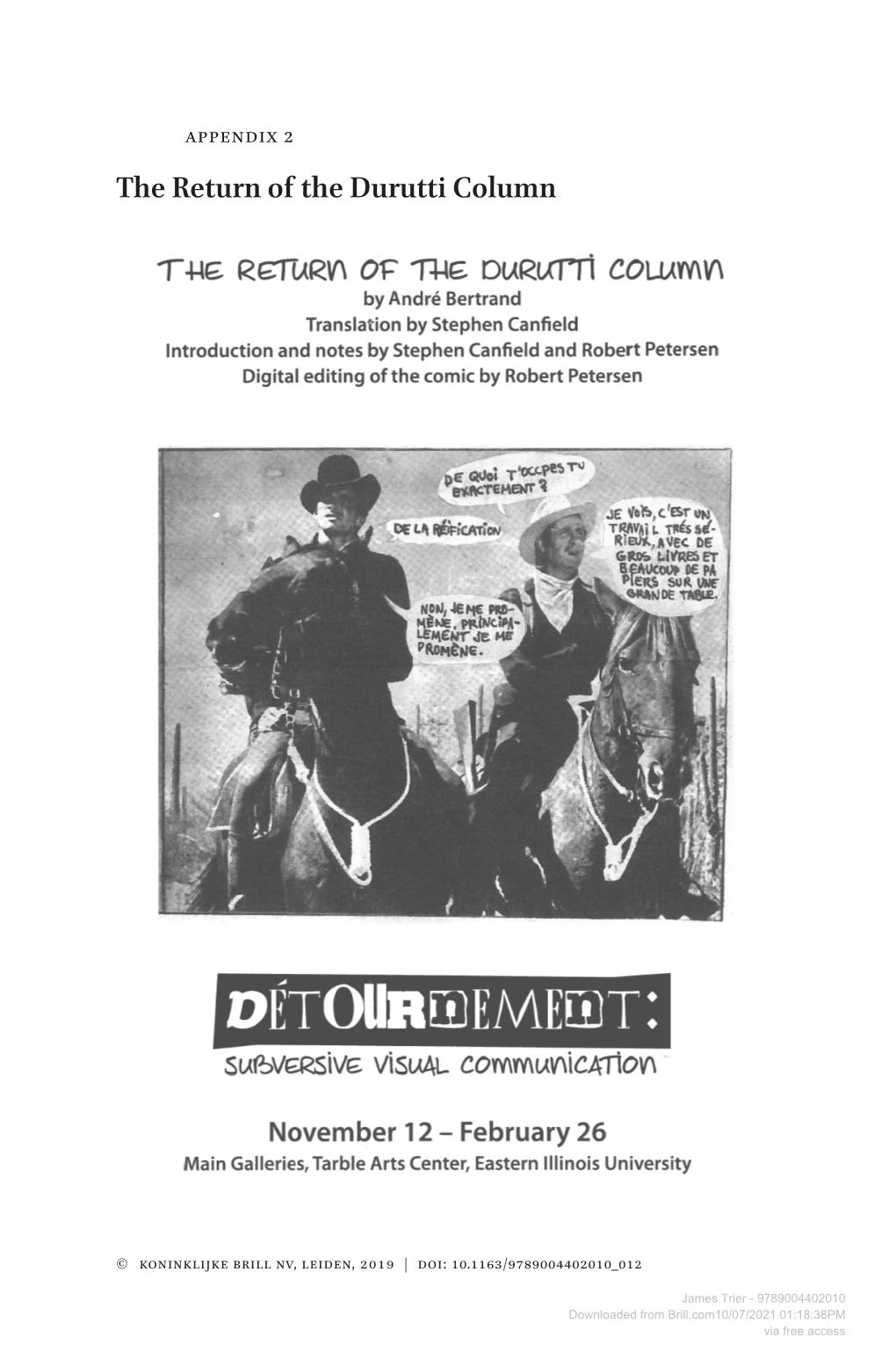The Return of the Durutti Column