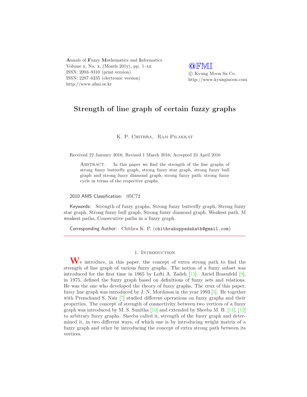 Strength of Line Graph of Certain Fuzzy Graphs