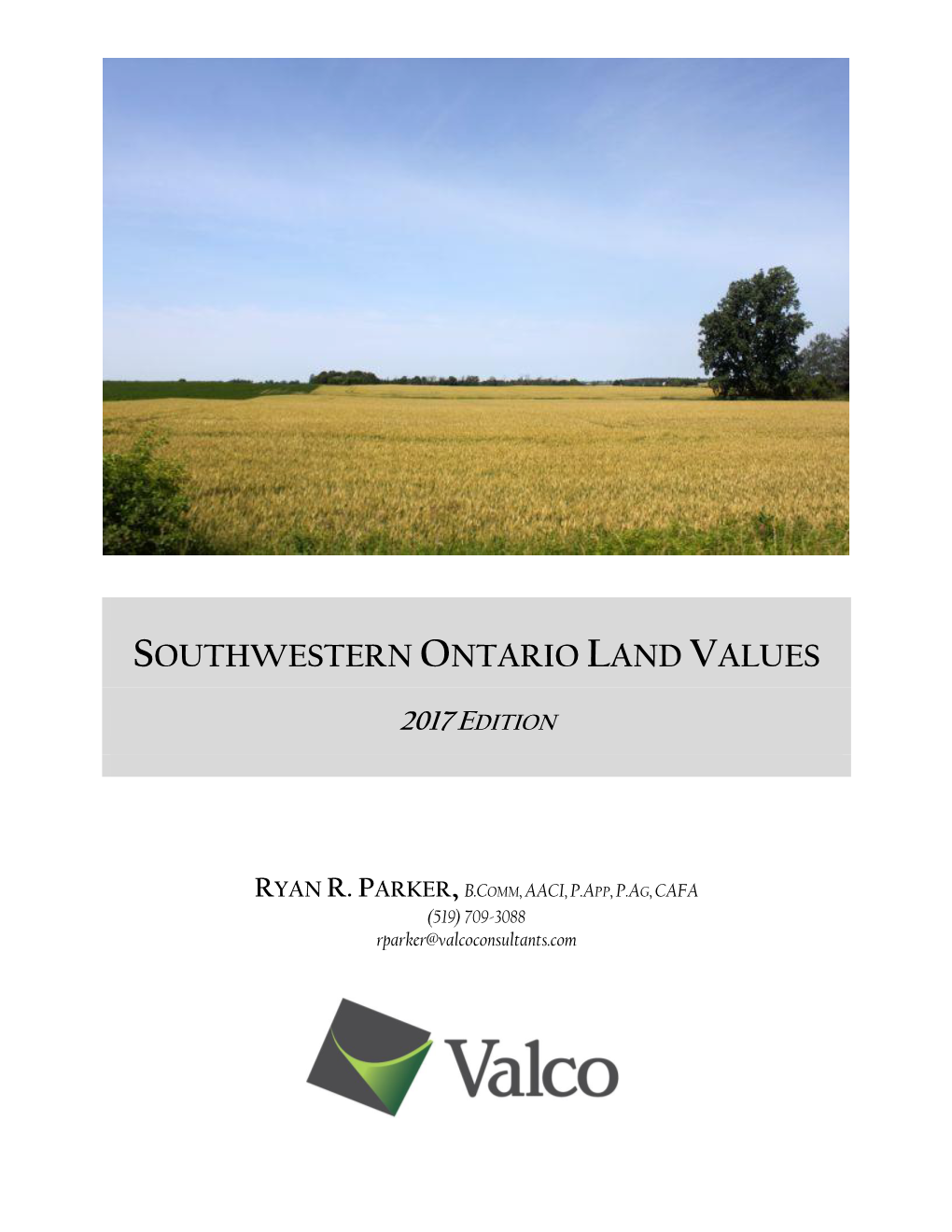 2010-2017 Land Values, Valco