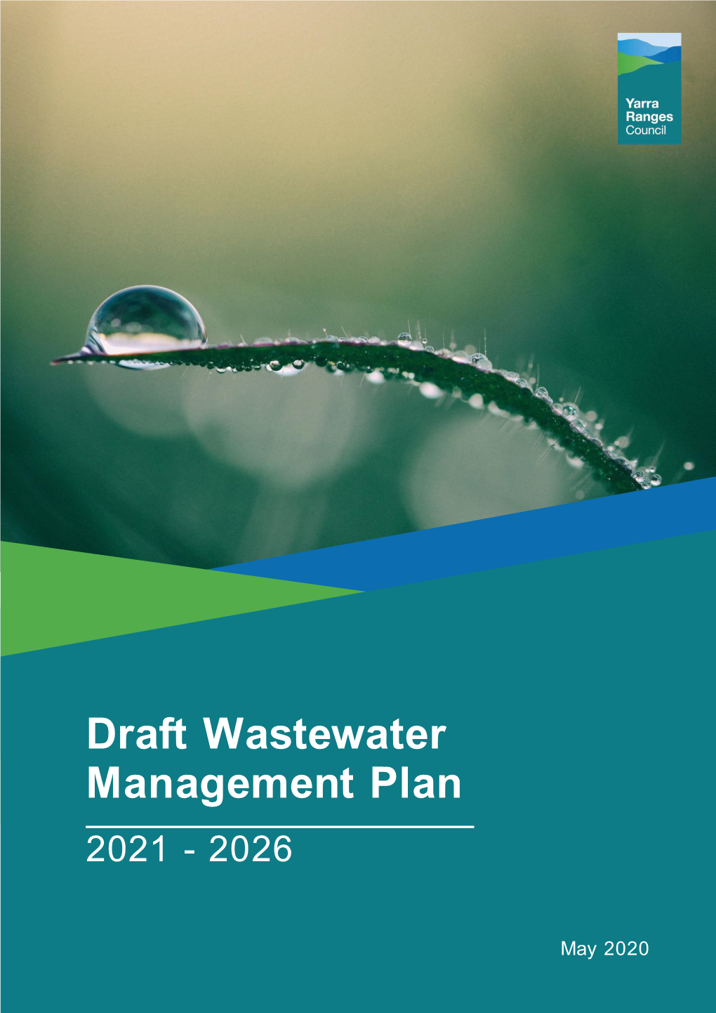 Draft Wastewater Management Plan 2021 - 2026