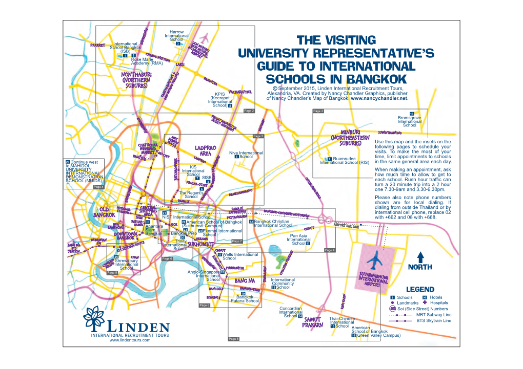 International Schools Map Cover 150910