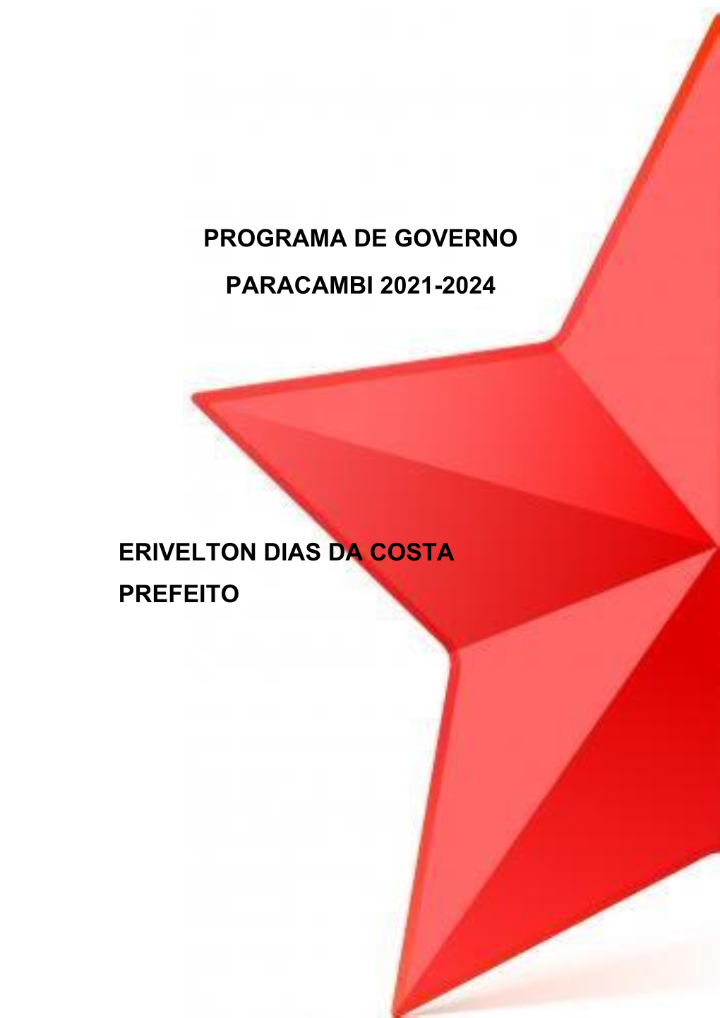 Programa De Governo Paracambi 2021-2024