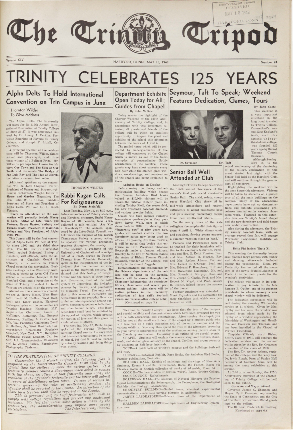 Trinity Tripod, 1948-05-15