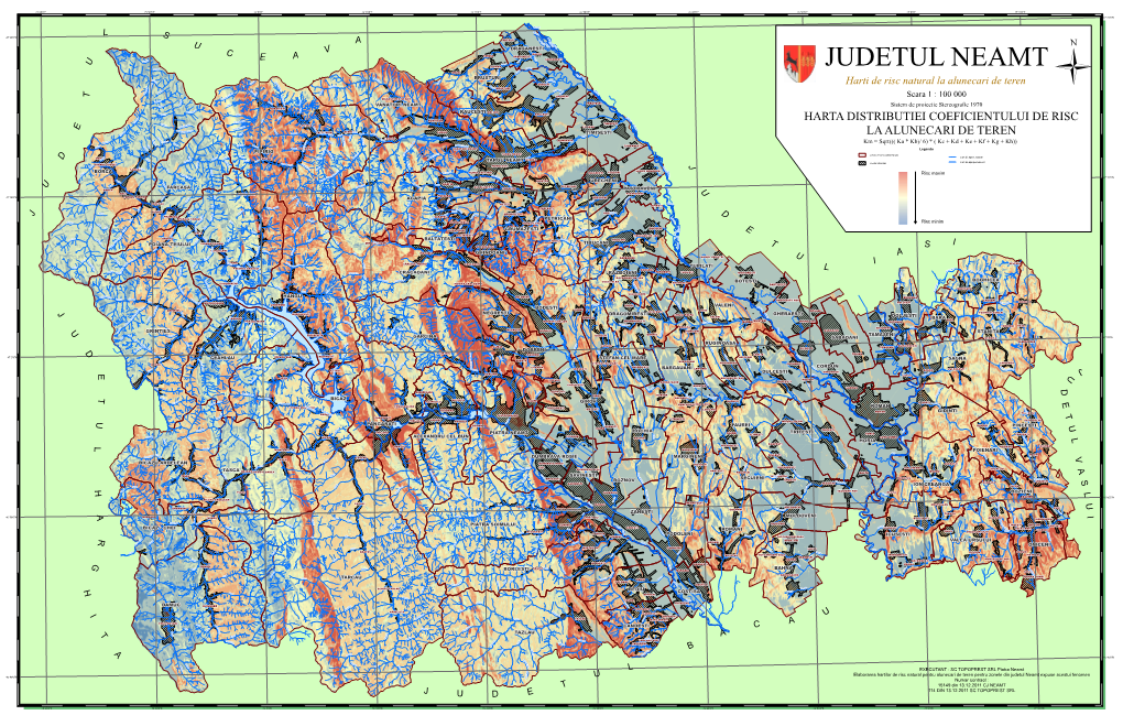 Harta Distributiei Coeficientului De Risc La