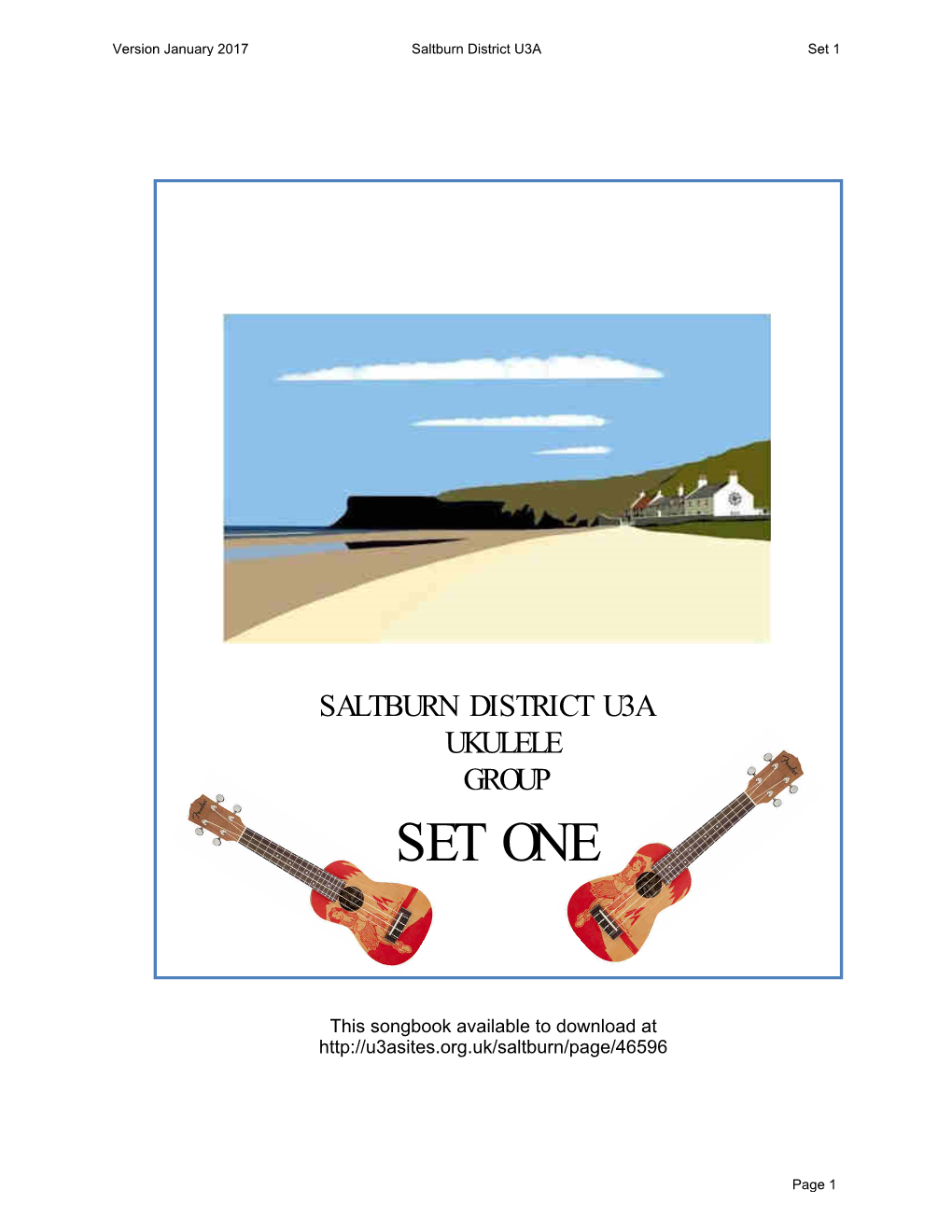 SDU3A Ukulele Songbook Set 1