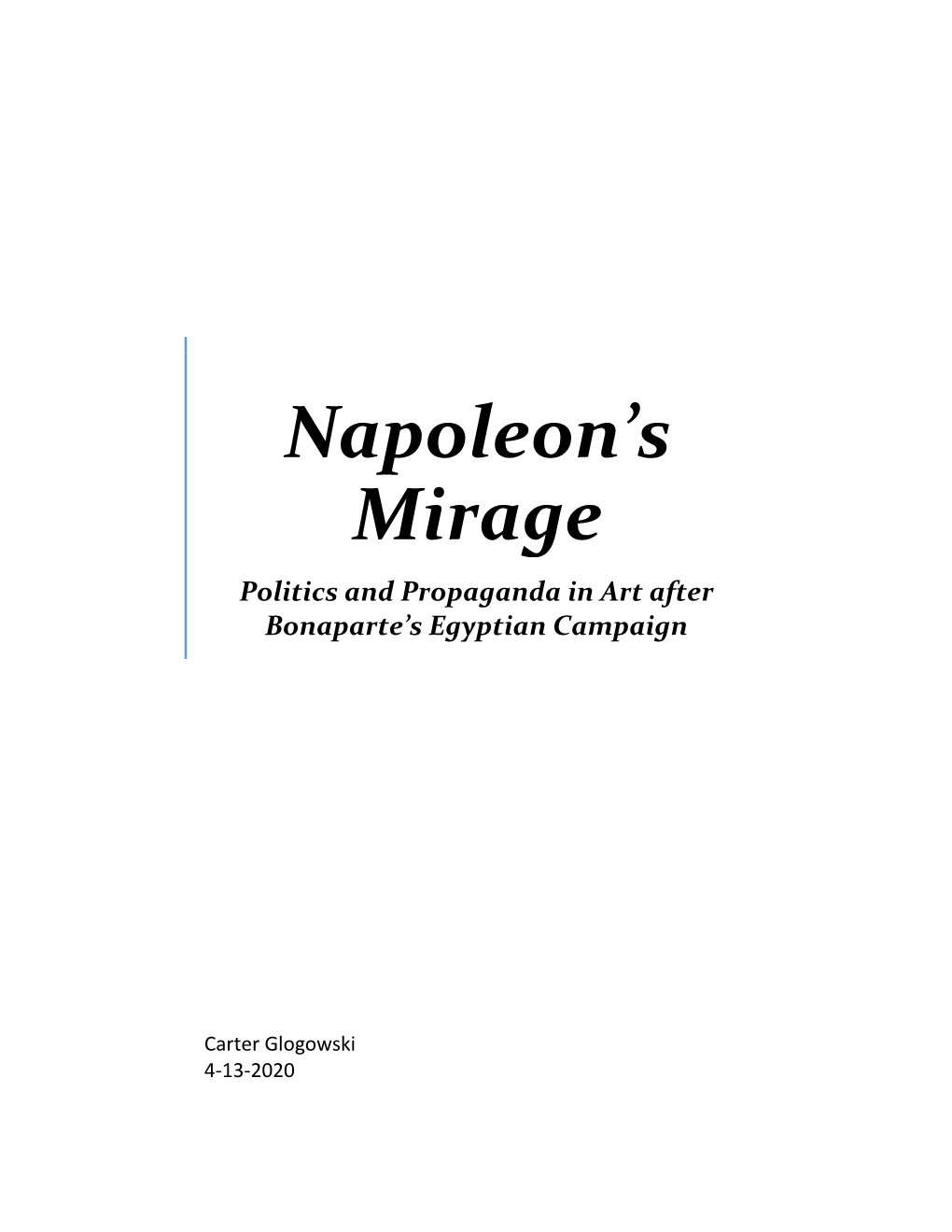 Napoleon's Mirage