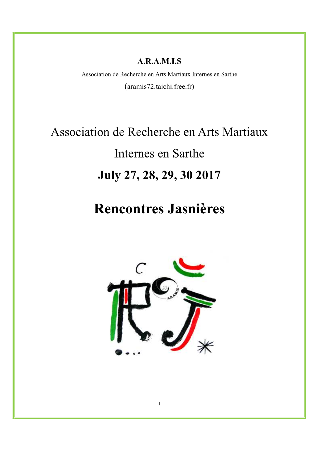 Rencontres Jasnières