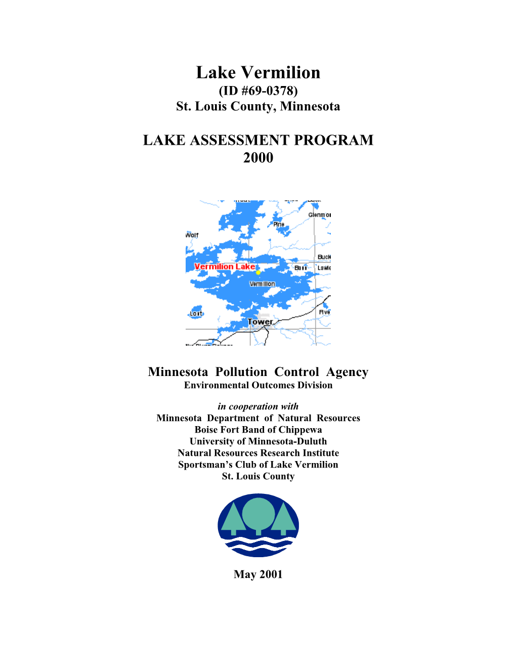 Lake Vermilion Water Quality Assessment