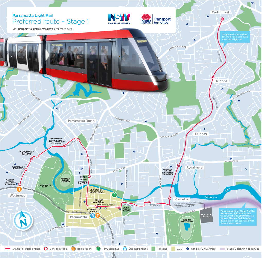 Parramatta Light Rail Stage 1