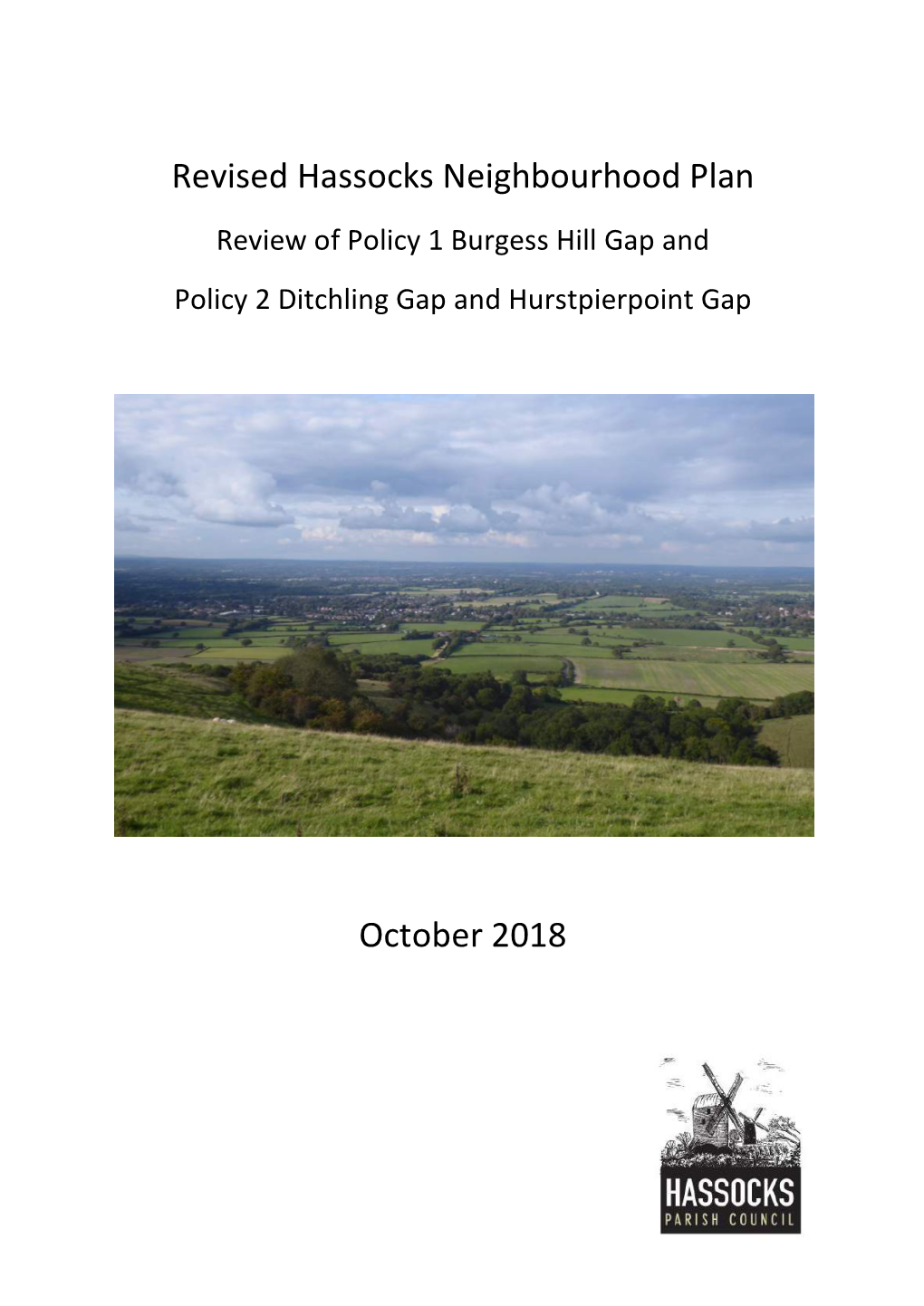 Revised Hassocks Neighbourhood Plan October 2018