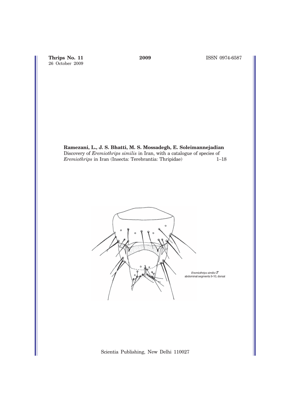 3B-Thrips No 11, COVER PAGE.Pmd