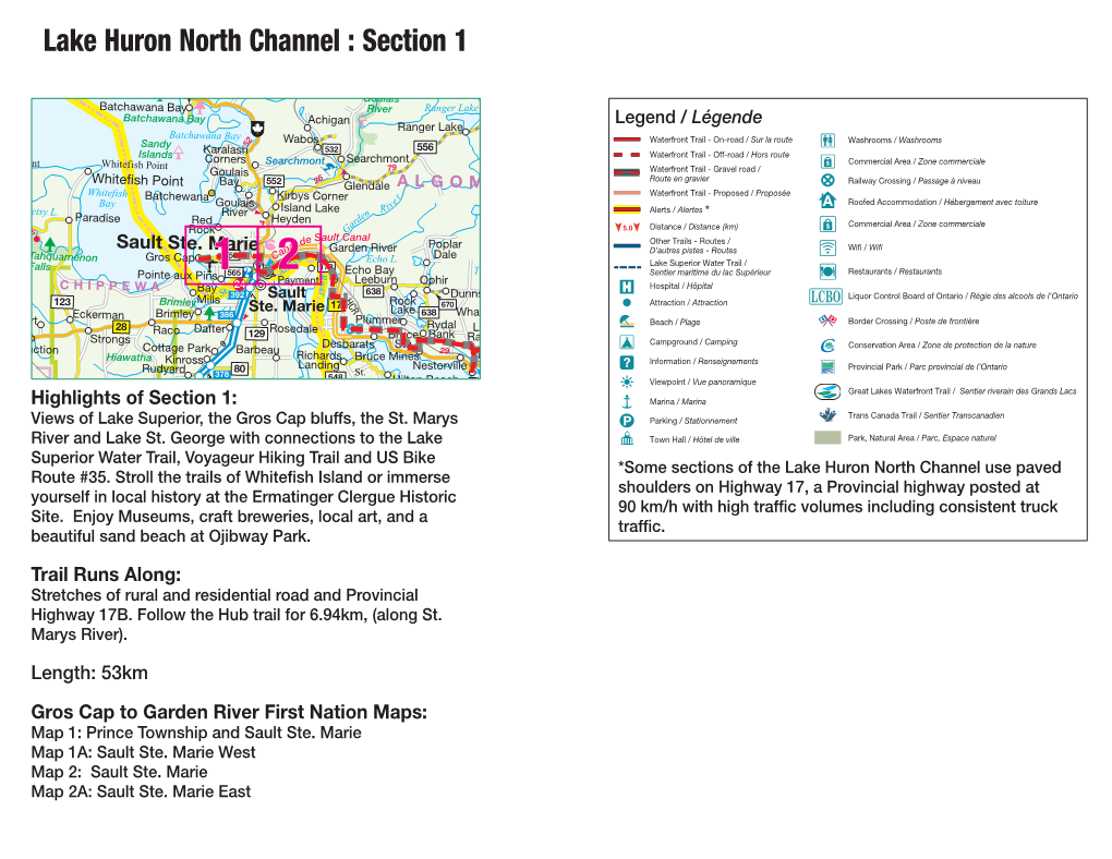 Lake Huron North Channel : Section 1