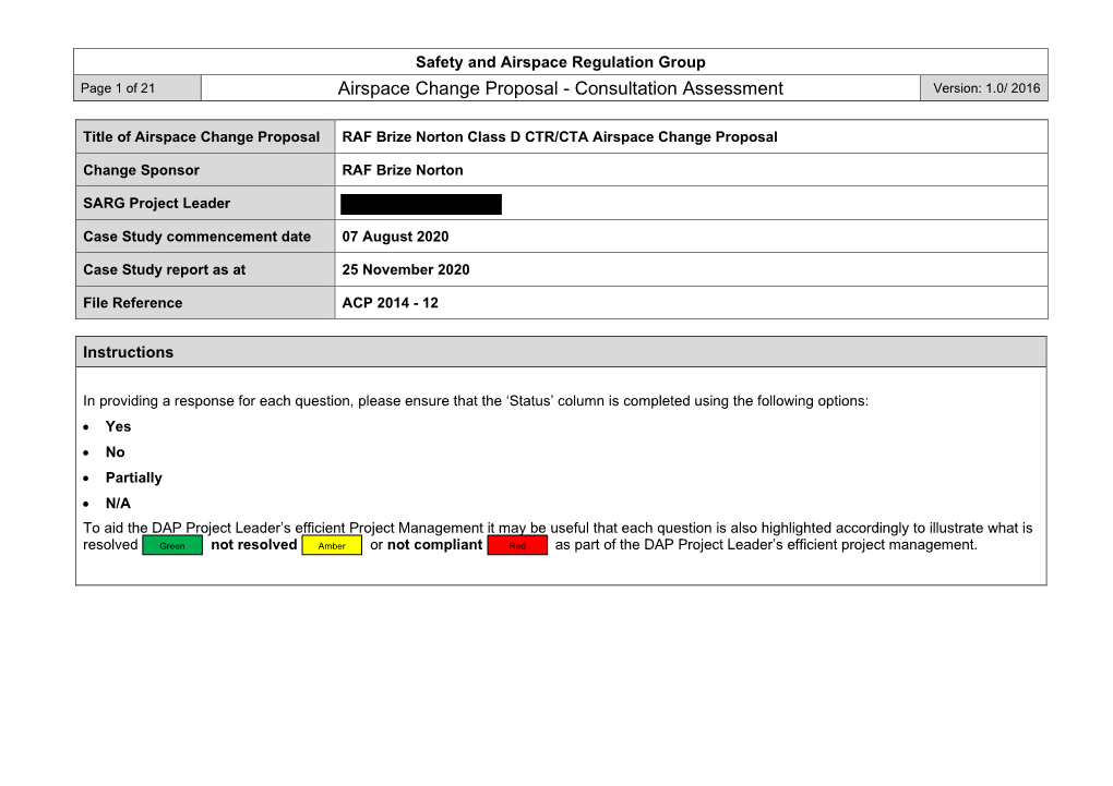 Consultation Assessment By