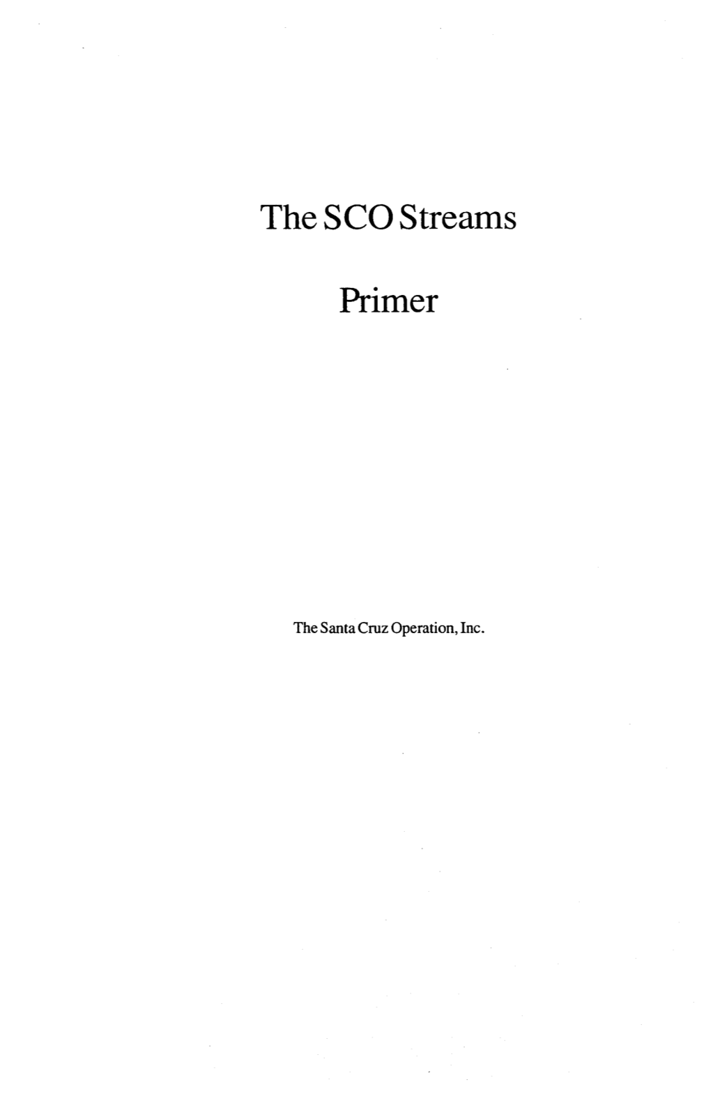 The Seq Streams Primer