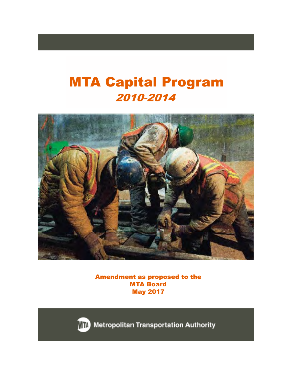 MTA Capital Program 2010-2014