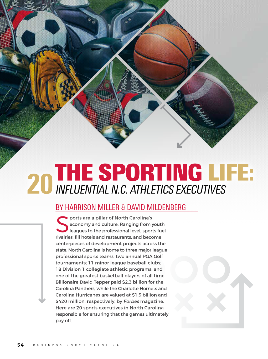 The Sporting Life: 20 Influential N.C