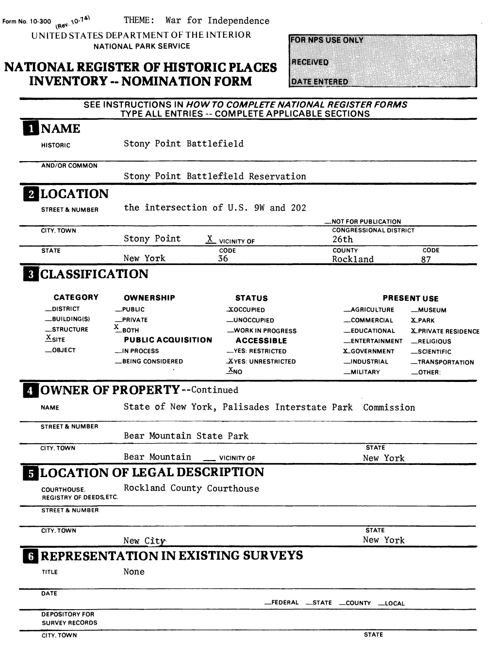 State Historic Preservation Officer Certification the Evaluated Significance of This Property Within the State Is