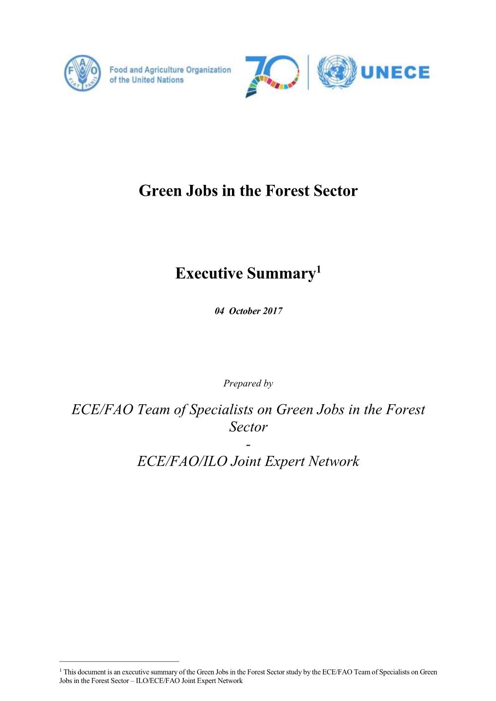 Understanding of Green Forest Jobs